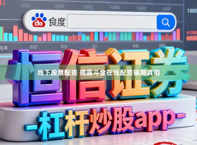 线下股票配资 揭露斗金在线配资骗局真相